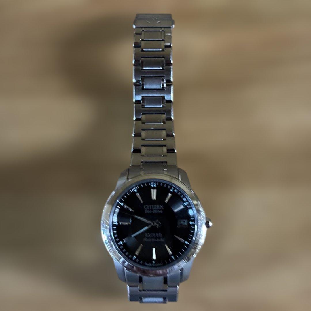 CITIZEN シチズン エクシード EXCEED チタン ソーラー電波腕時計
