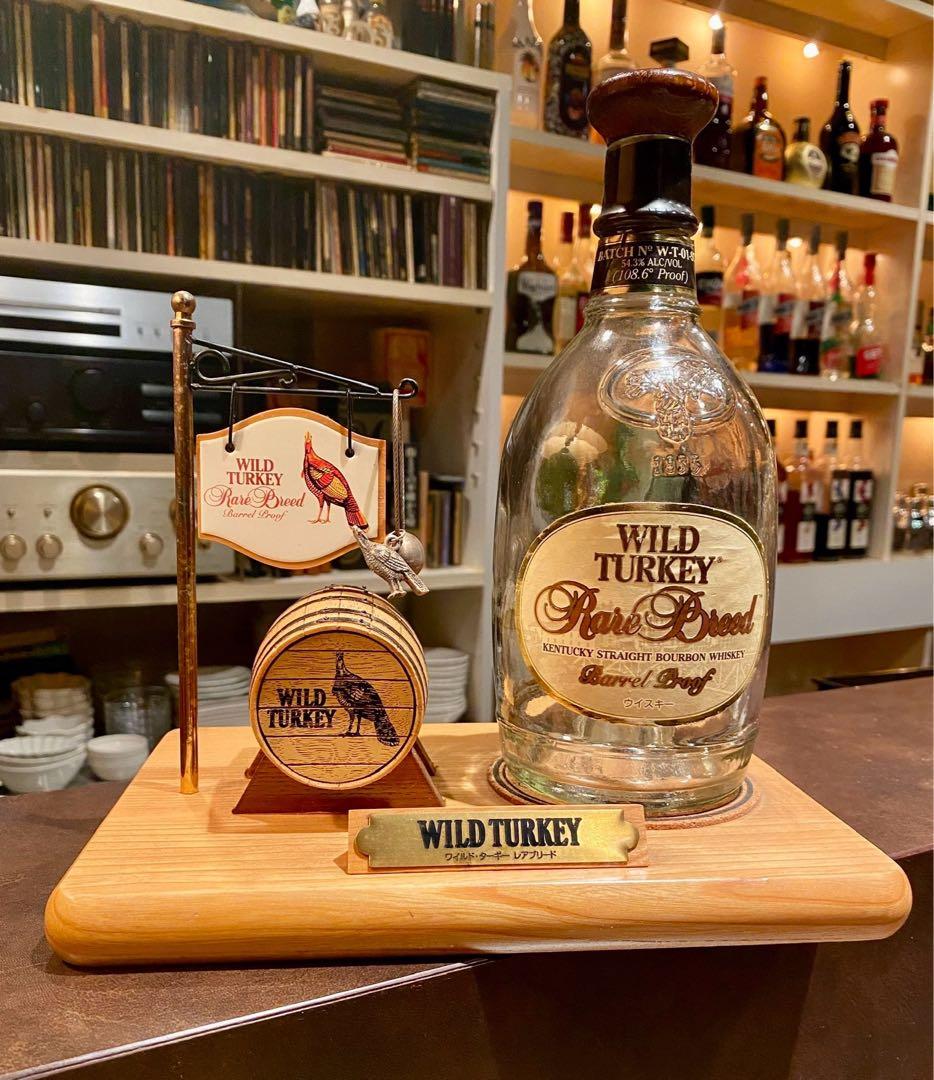 ワイルドターキー レアブリード用ディスプレイ台 ビンテージ品！超レア！美品！