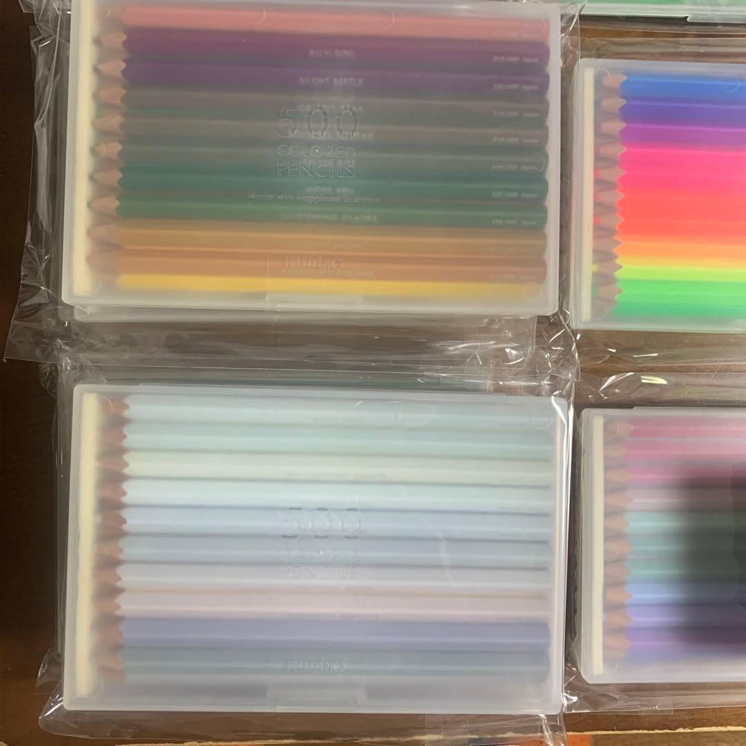 500本 カラフル色鉛筆セット