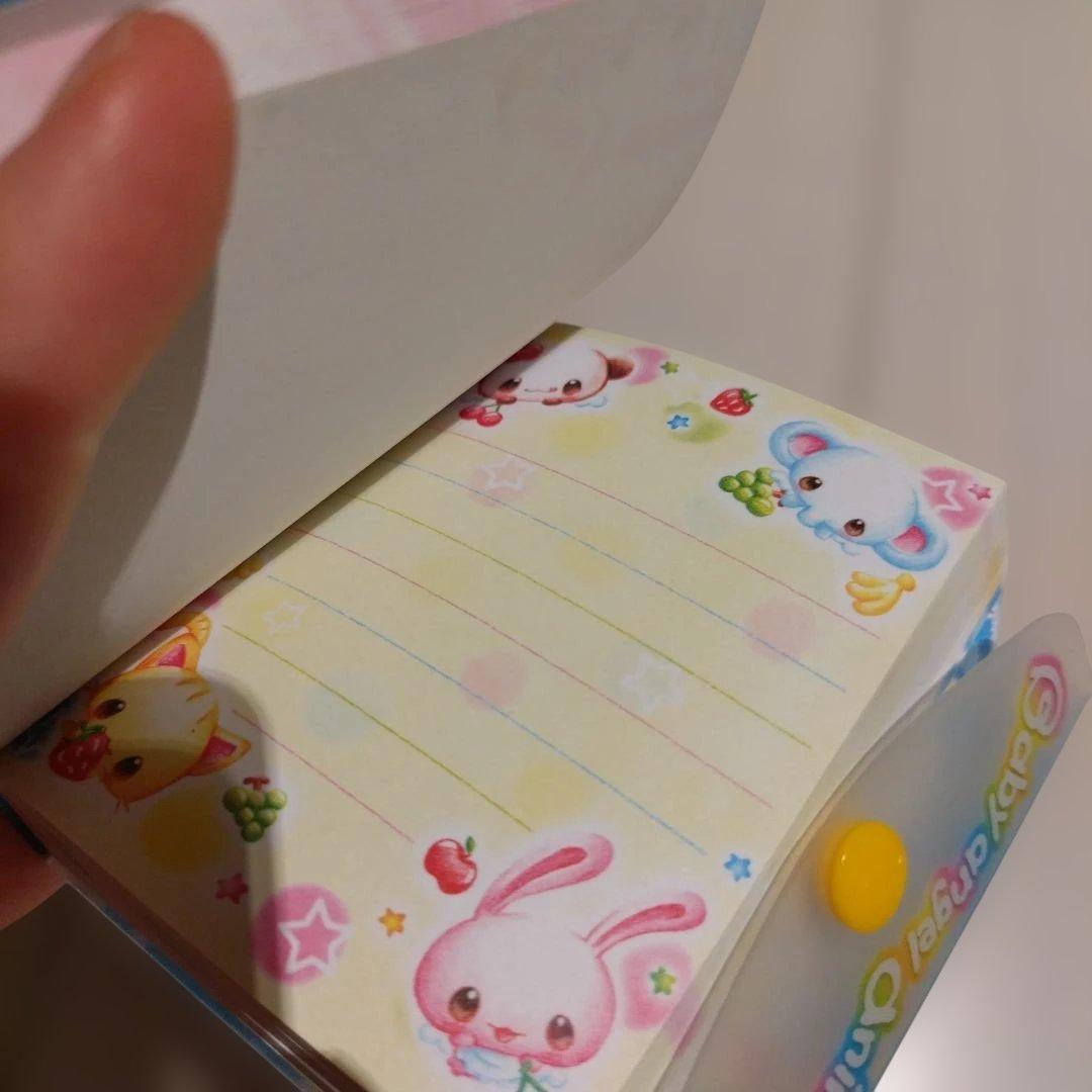 平成レトロ メモ帳 未使用 当時物 Baby angel animal レア
