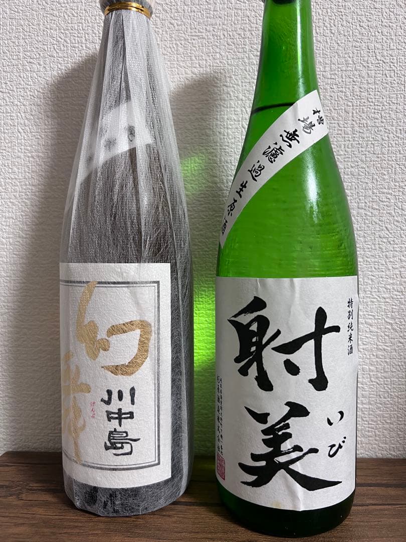 日本酒　射美　特別純米　BY6& 川中島　幻舞　四合瓶2本セット