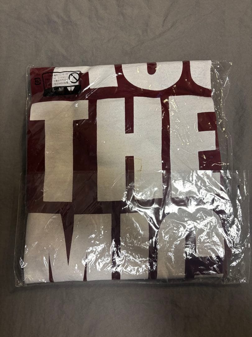 PASS THE MIC Tシャツ Lサイズ バーガンディ