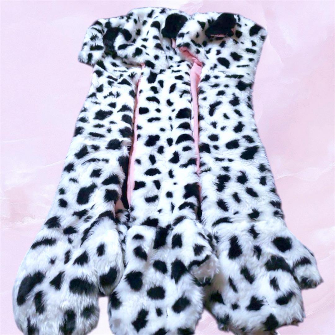 101匹わんちゃん　ファンキャップ　マフラー　3個セット　お揃い　ディズニー