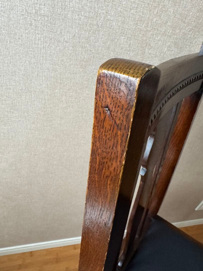 ロイズアンティークス購入　イギリスアンティーク　ダイニングチェア1脚