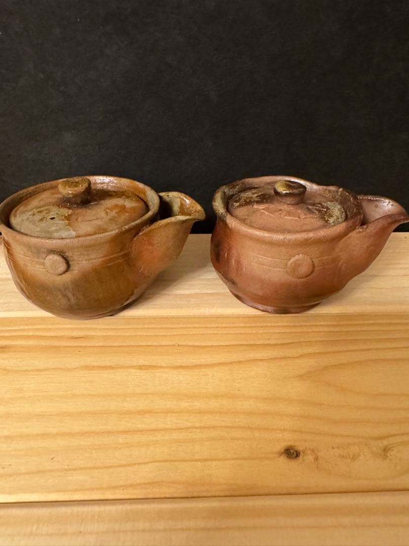 蔵出し品 備前焼 宝瓶 作家造 煎茶道具