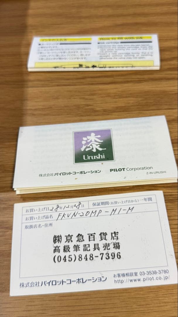 パイロット万年筆18K750 -M-巳Pilot Namiki(蒔絵)