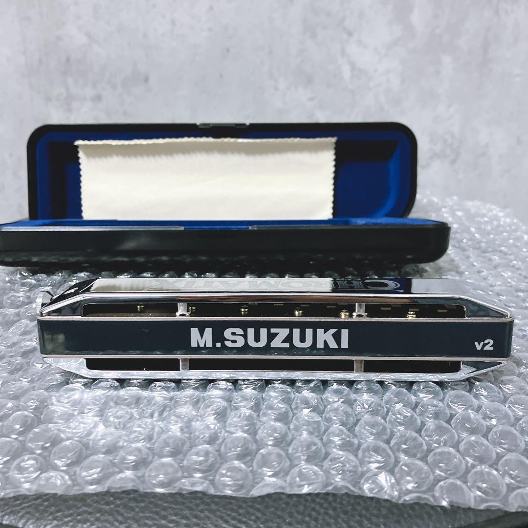 【極美品】 スズキ SCX-56 V2クロマチックハーモニカ 14穴56音