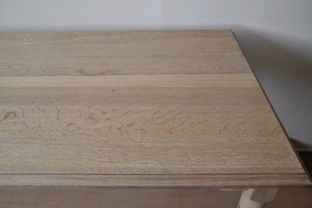 ストリップド家具　アンティークテーブル ろくろ脚テーブル　オークテーブル　古家具