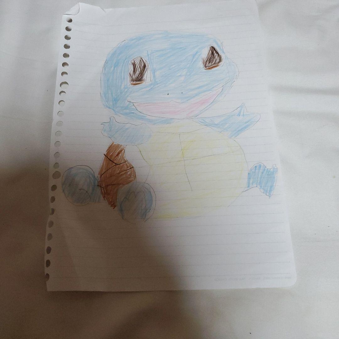 私が書いたゼニガメ 価値あり！