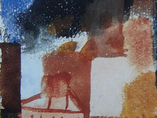 Paul Klee、パウル・クレー、【HAUSER MIT BAUMALLEE】