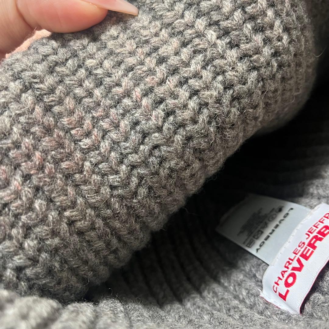 LOVERBOY ニット帽 グレー