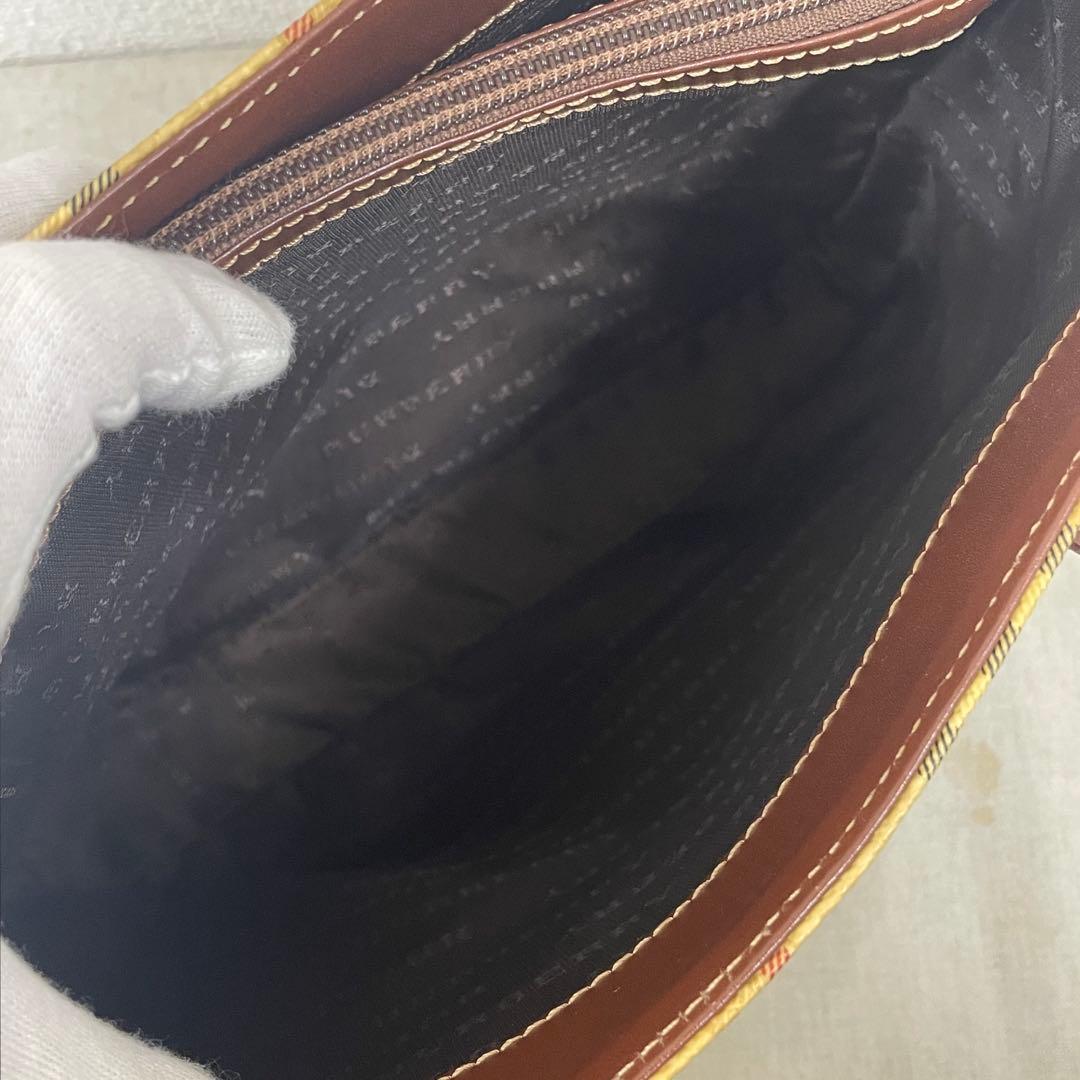 【N】BURBERRY バーバリー ノバチェック ハンドバッグ