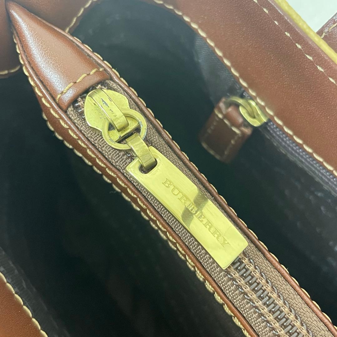 【N】BURBERRY バーバリー ノバチェック ハンドバッグ