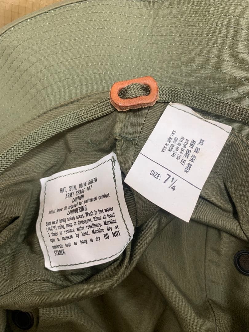 米軍実物　ブーニーハット　ジャングルファティーグ　ハット　帽子　アメリカ軍
