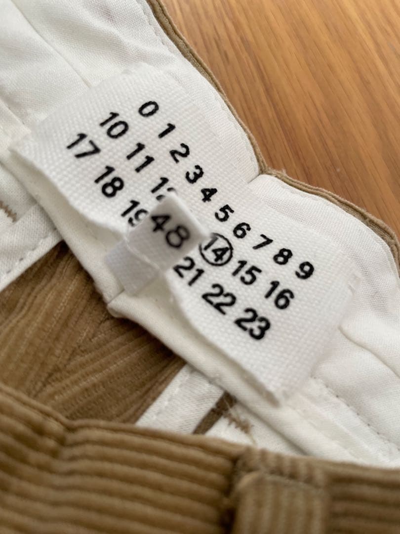 美品 MAISON MARGIELA コーデュロイ パンツ 48