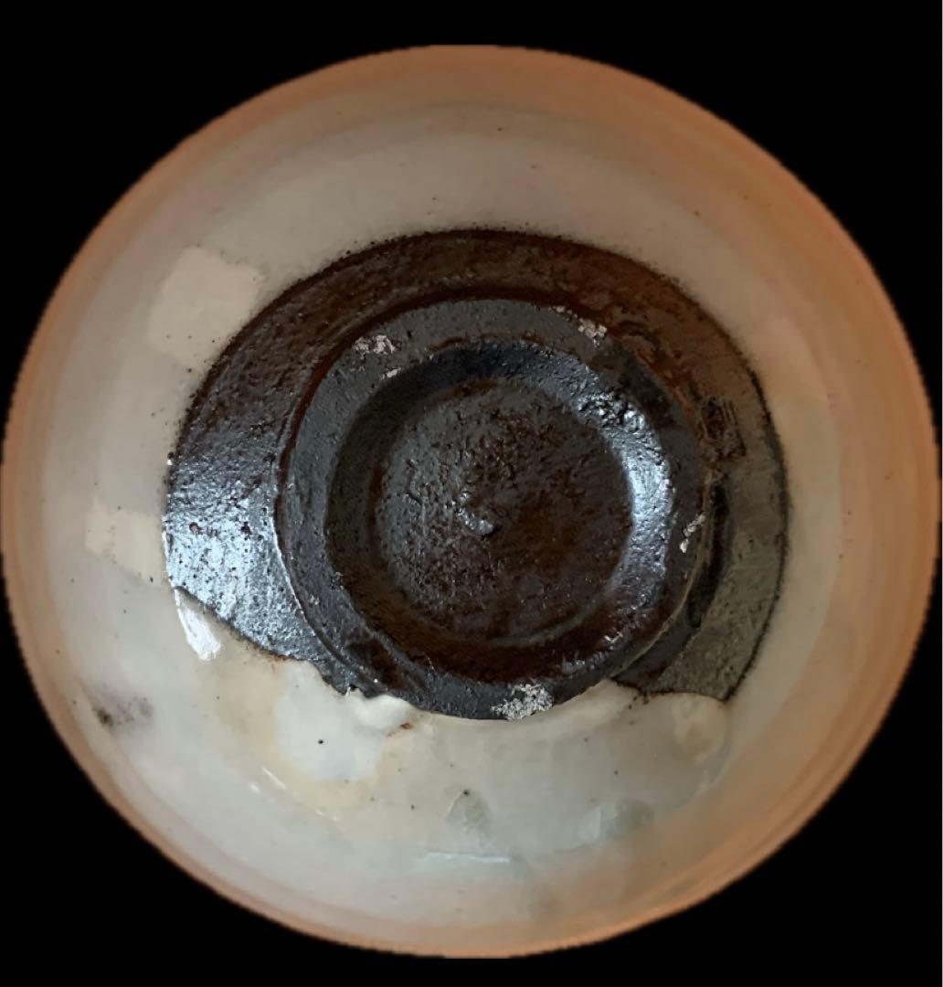 無形文化財保持者　木村盛伸　作　粉引茶盌　共箱