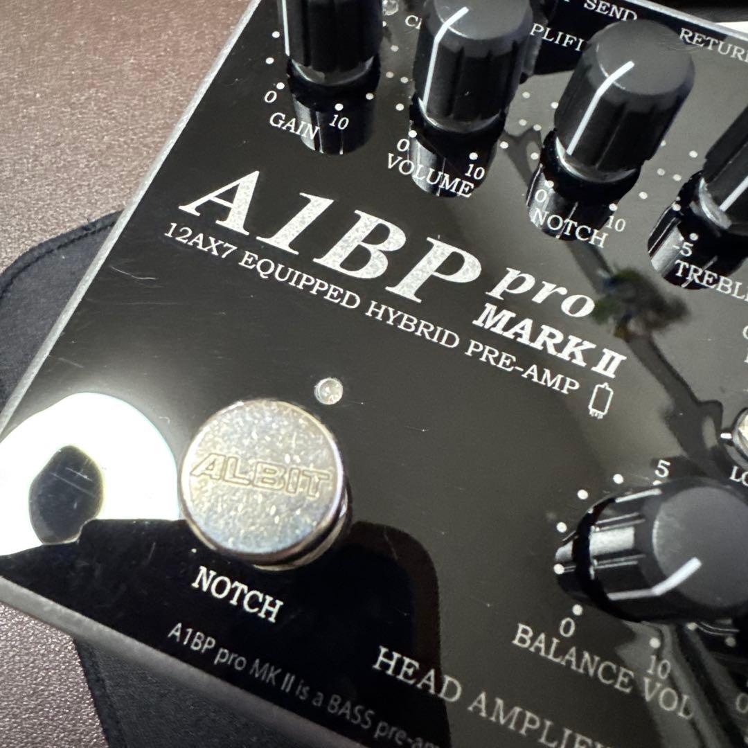 ALBIT A1BP pro MARK II ベースプリアンプ