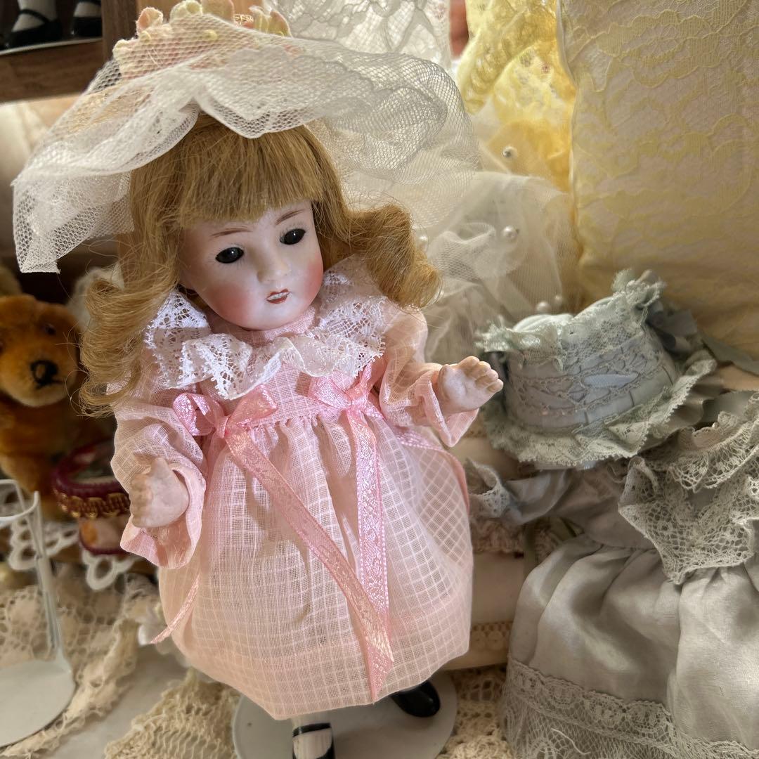 アンティークオールビスクドール 18センチ