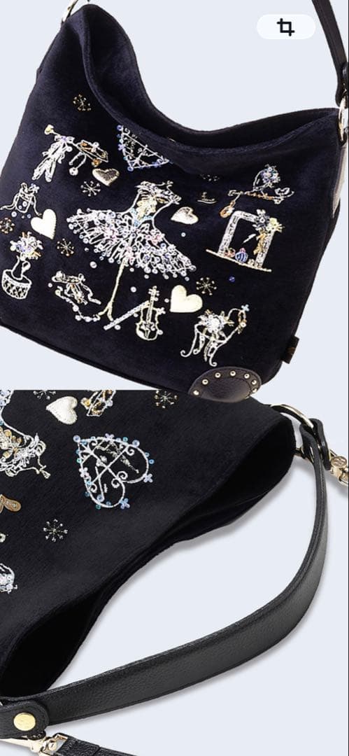 新品！未使用【Think Beet 】刺繍ダンシングプリンセス2wayバッグ