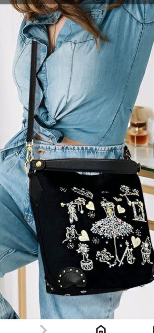 新品！未使用【Think Beet 】刺繍ダンシングプリンセス2wayバッグ