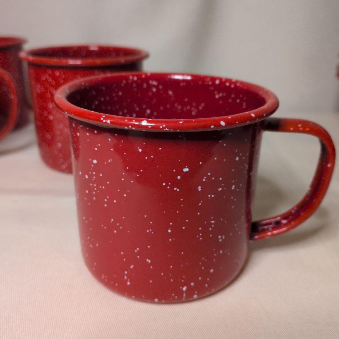 未使用 コールマン Coleman テーブルウェアセット キャンプ用食器 レッド