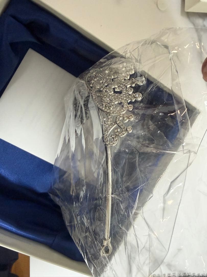 値下ok 結婚式　ロイヤルハート　ティアラ　ラブティアラ