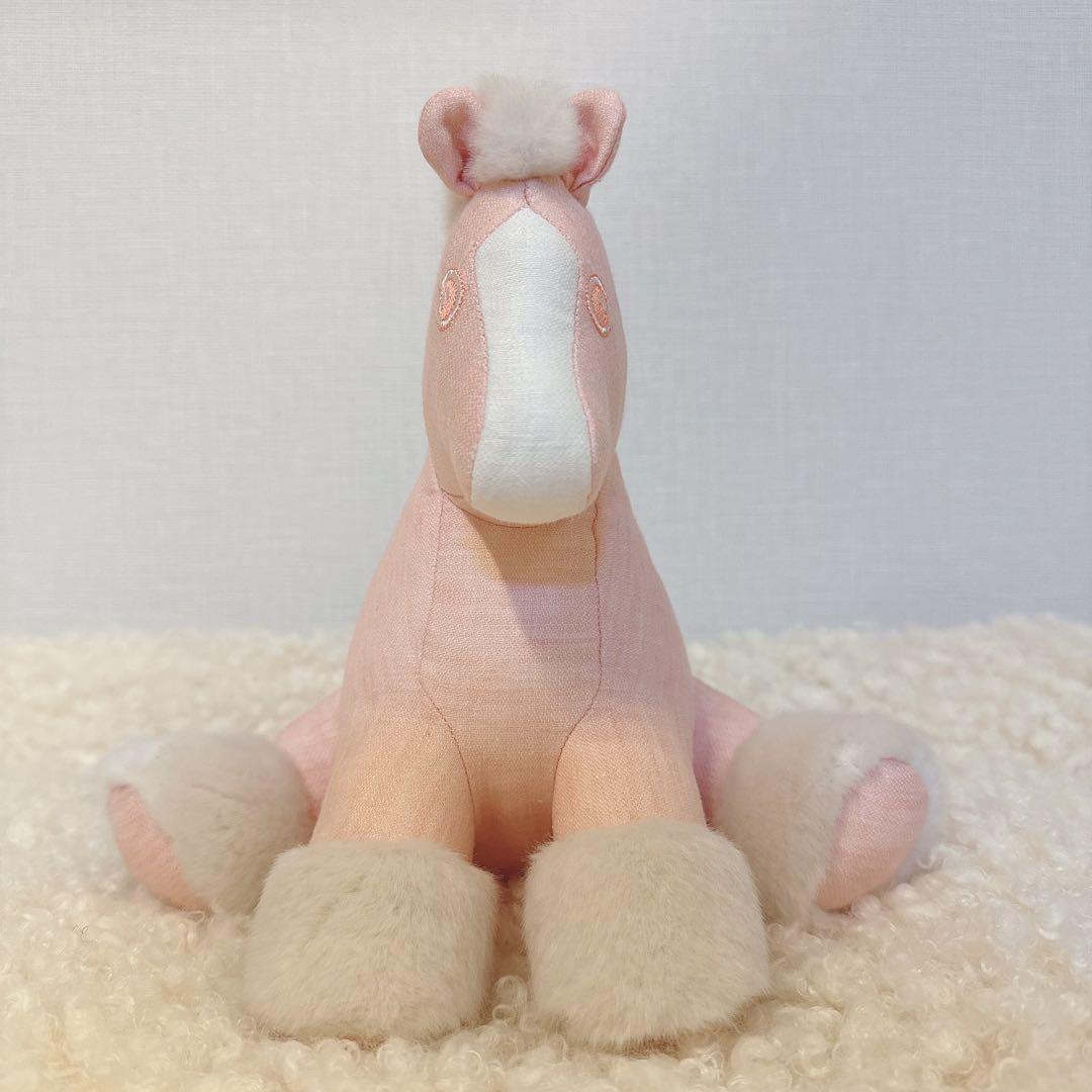 HERMES エルメス ベビーエルミー ぬいぐるみ 馬　ピンク