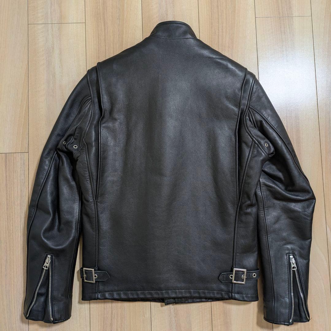 Schoot ショット 新型641 ライナー付 シングルライダースジャケット34