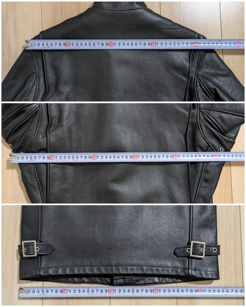 Schoot ショット 新型641 ライナー付 シングルライダースジャケット34