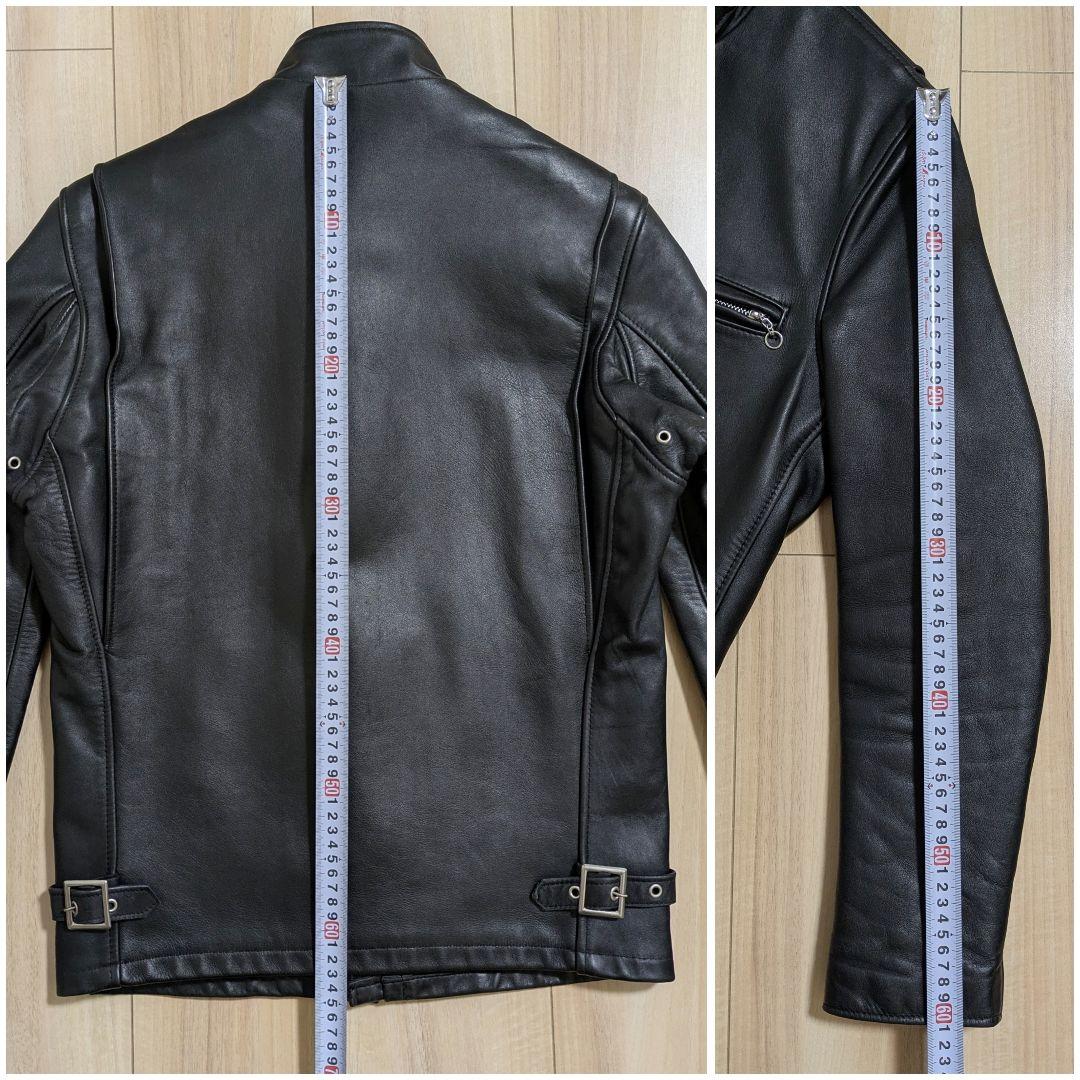 Schoot ショット 新型641 ライナー付 シングルライダースジャケット34