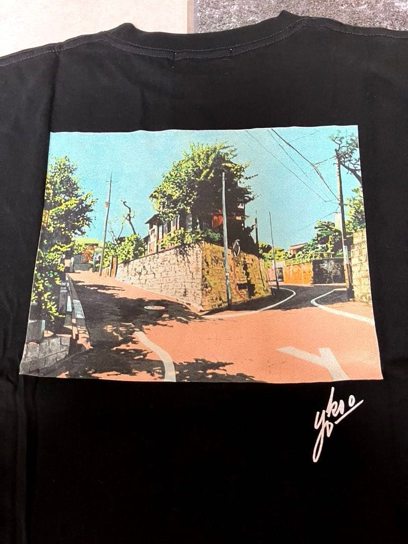 横尾忠則　Y字路Tee ブラックXL