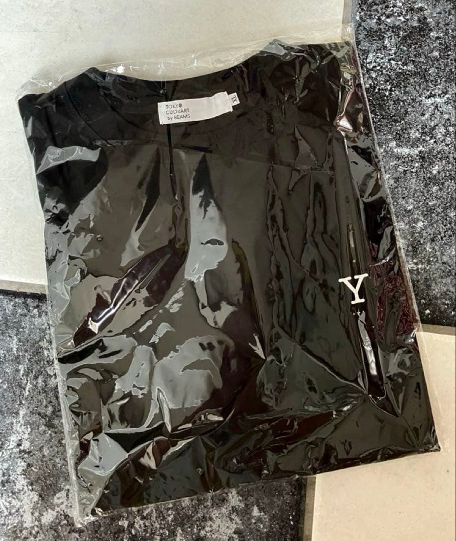 横尾忠則　Y字路Tee ブラックXL