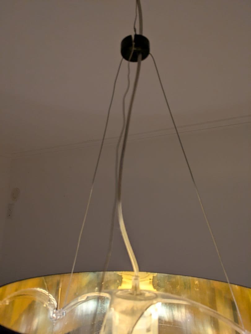 a*o様 値下げ!!イタリア製Kartellブラックｘゴールド:ペンダントライト