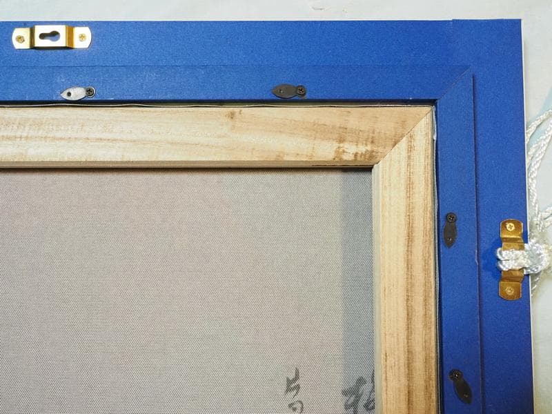 絵画 風景　片岡球子 「梅赤富士」 サインF6サイズ額装済み 肉筆手描き