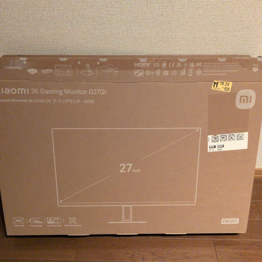 【2024年購入】Xiaomi ゲーミングモニター G27Qi