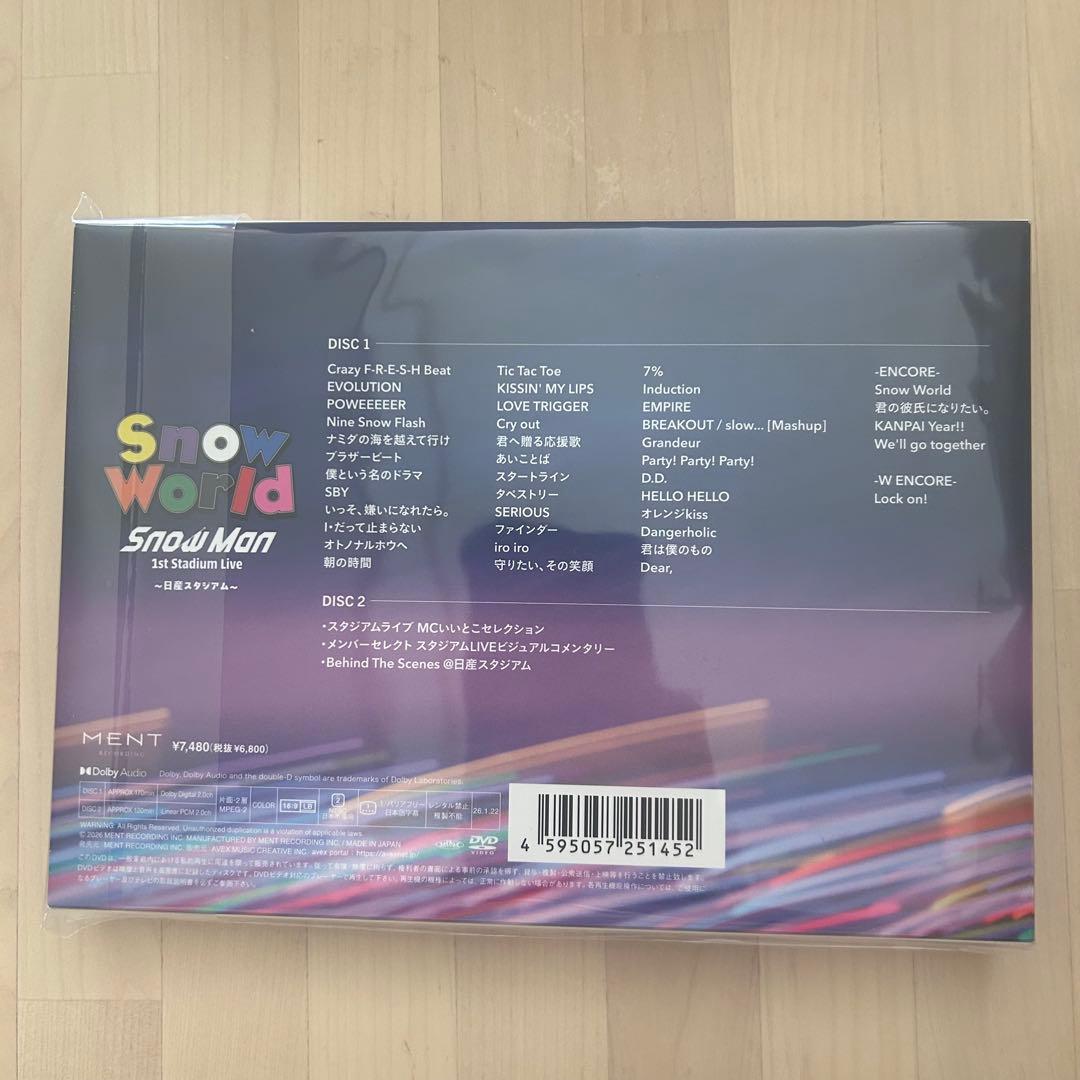 アイドル  World  Man 1st Stadium LiveDVD