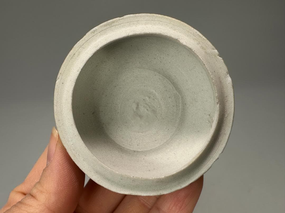 香道具　白磁　染付香合　蓋物