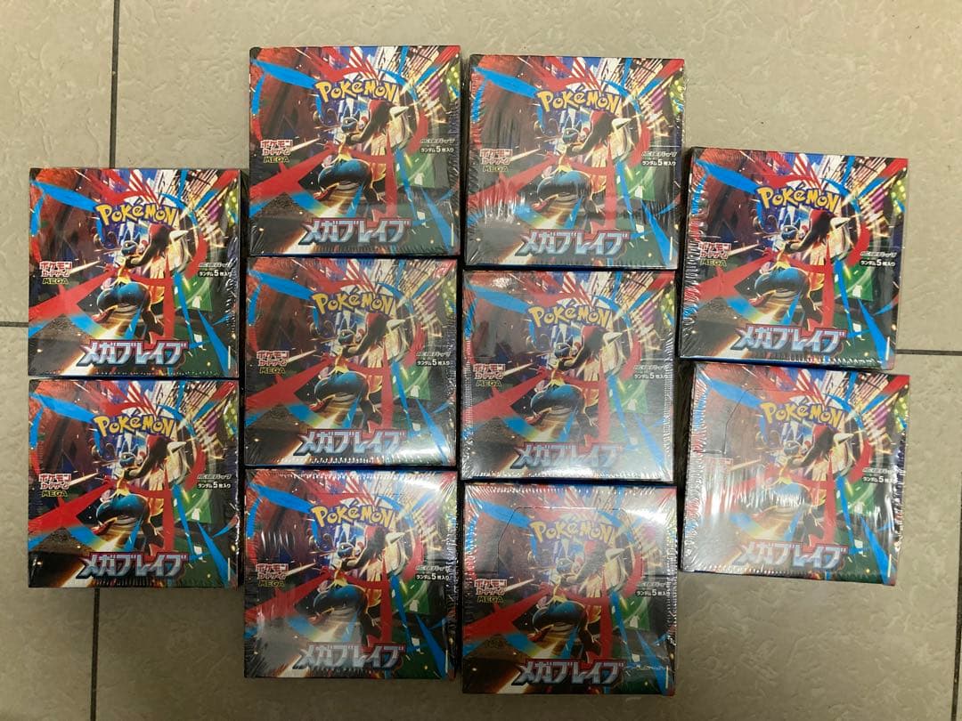 ポケモンカード　メガブレイブ　10BOX シュリンク付き