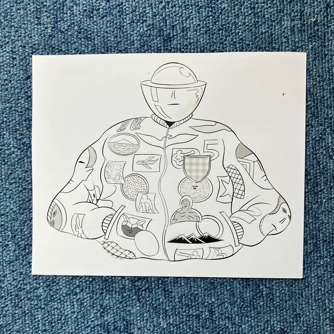 横山裕一　額装原画11 yuichi yokoyama