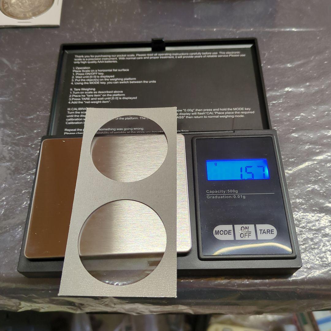 一圓銀貨　明治28年 未使用　一円銀貨　1円銀貨