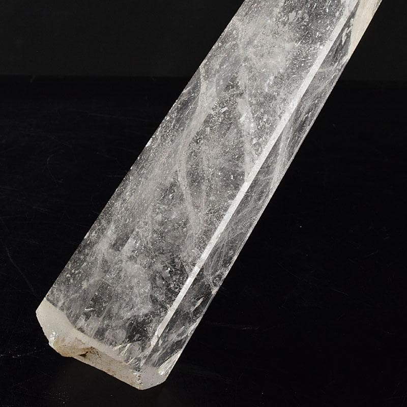 風水　縁起物　水晶　クリアクォーツ　台付　置物　2点まとめて　C　8196