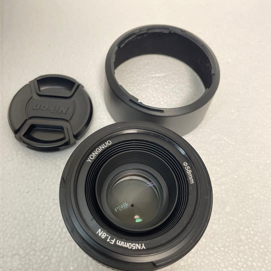 YONGNUO 50mm F1.8 単焦点レンズ Nikon用 #0199