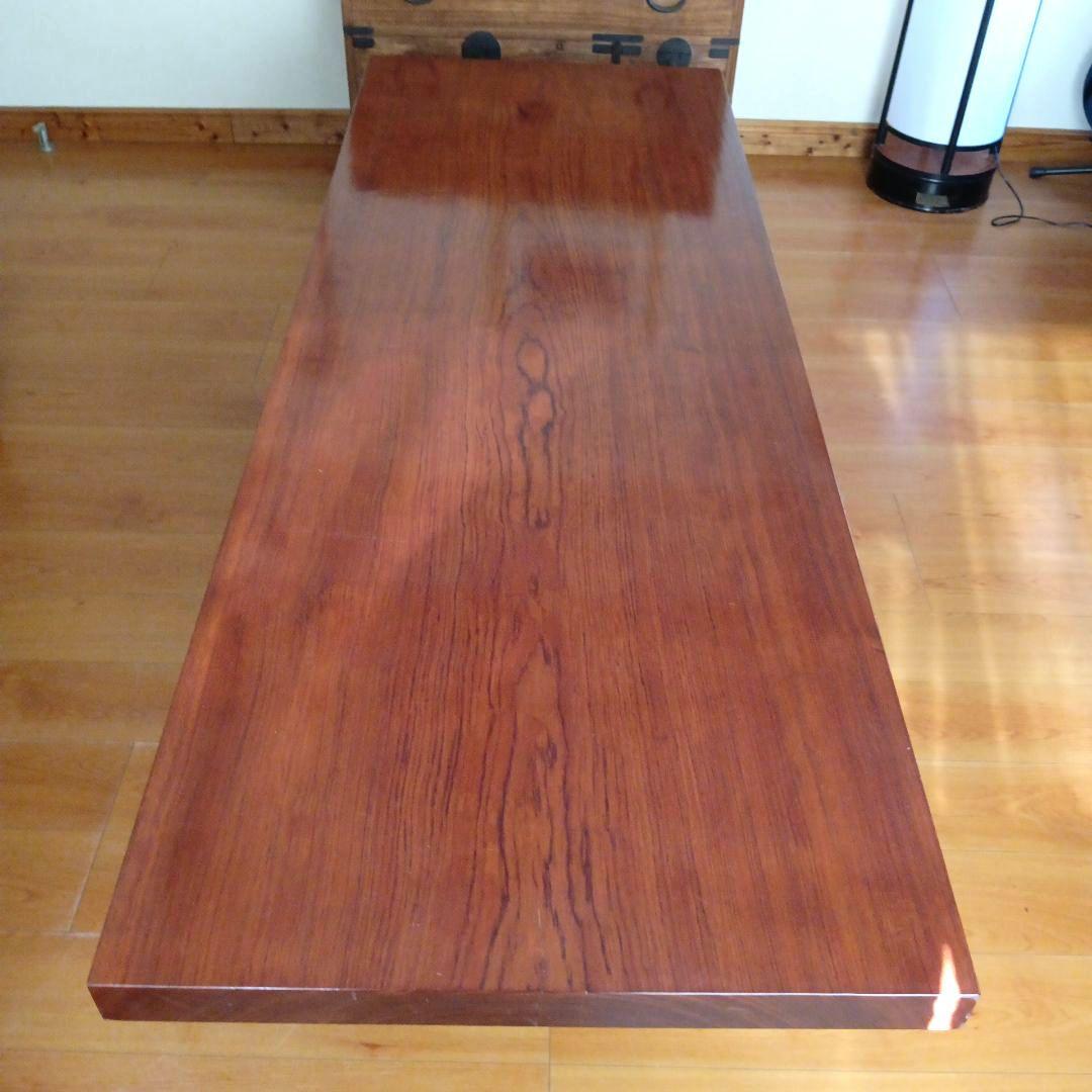 無垢材 立派なローテーブル　ローズウッド　座卓　一枚板　天板　木製座卓