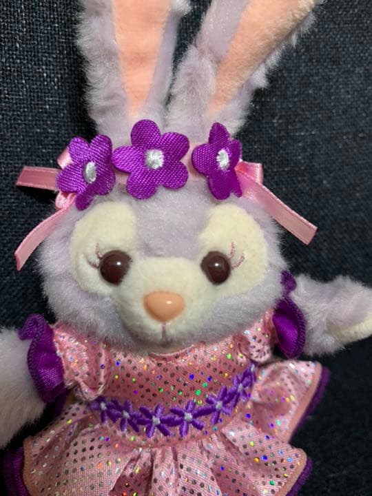 ステラルー 香港 バレンタイン ぬいぐるみバッジ 香港ディズニー 13周年