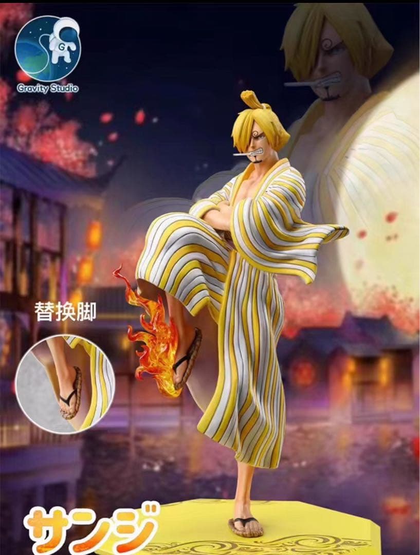 ワンピース　ワノ国　サンジ　ガレージキット　フィギュア　完成品