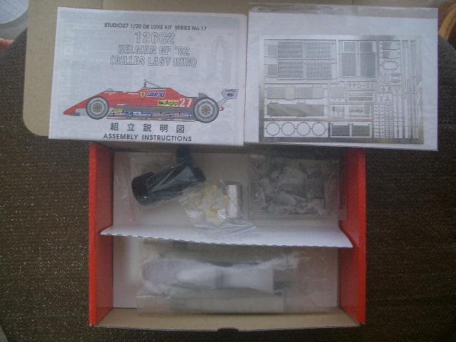 1/20 スタジオ フェラーリ 126C2 3台 メタル製フルディテールキット