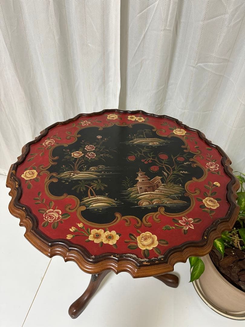 テーブル 骨董 レトロ vintageアンティーク家具 レア 珍品