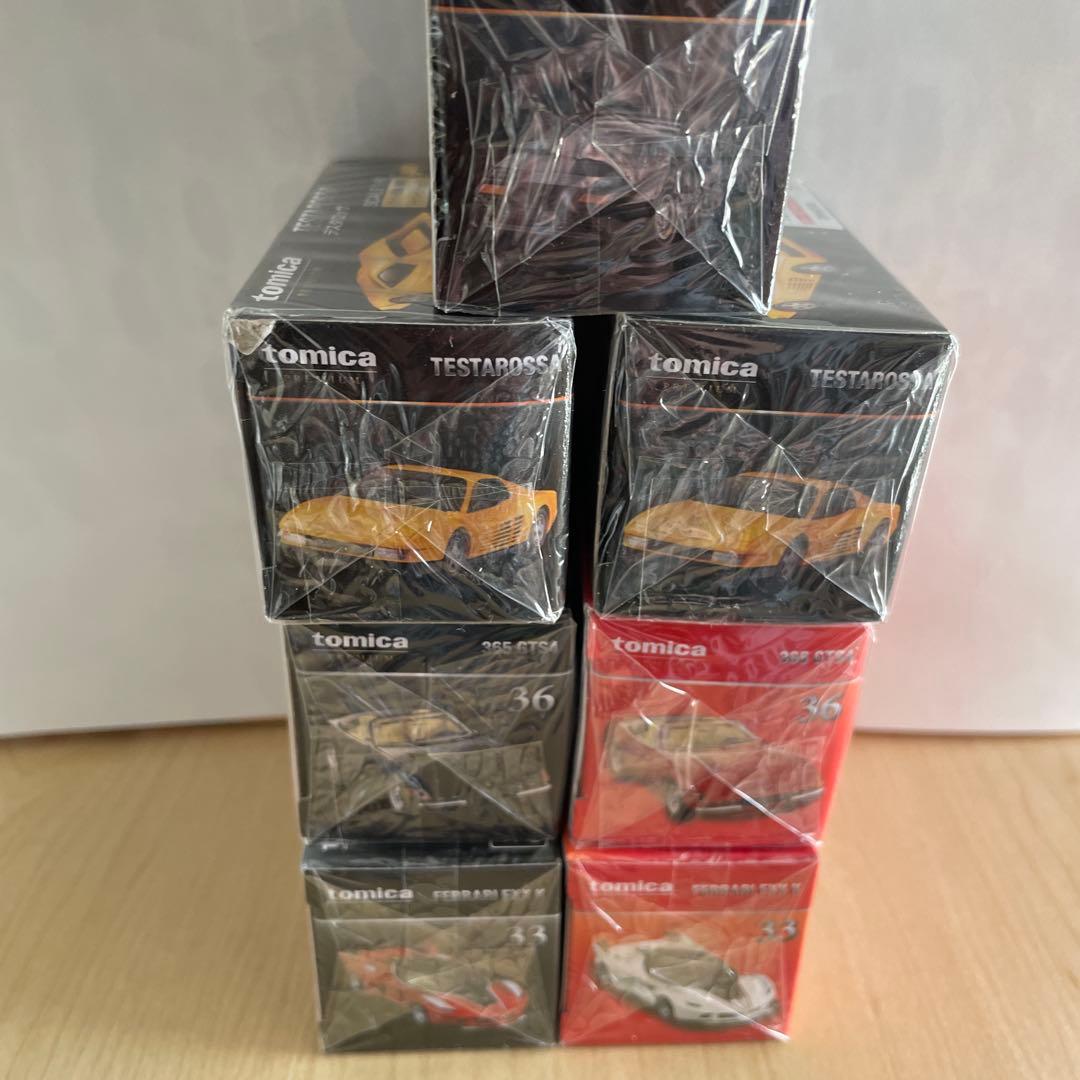 【新品未開封】トミカプレミアム フェラーリ 7台セット 廃盤 発売記念仕様あり