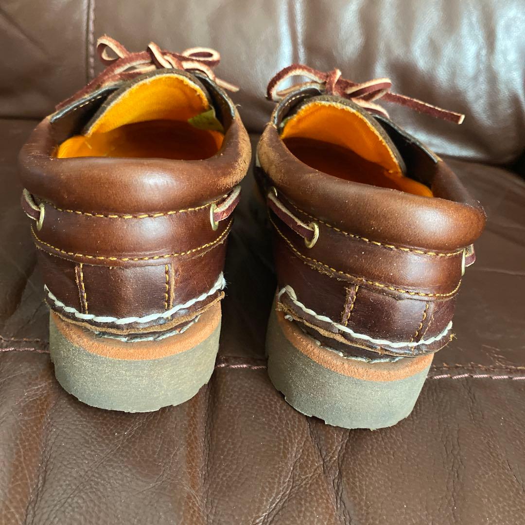 Timberland ブラウンデッキシューズ　　3eye