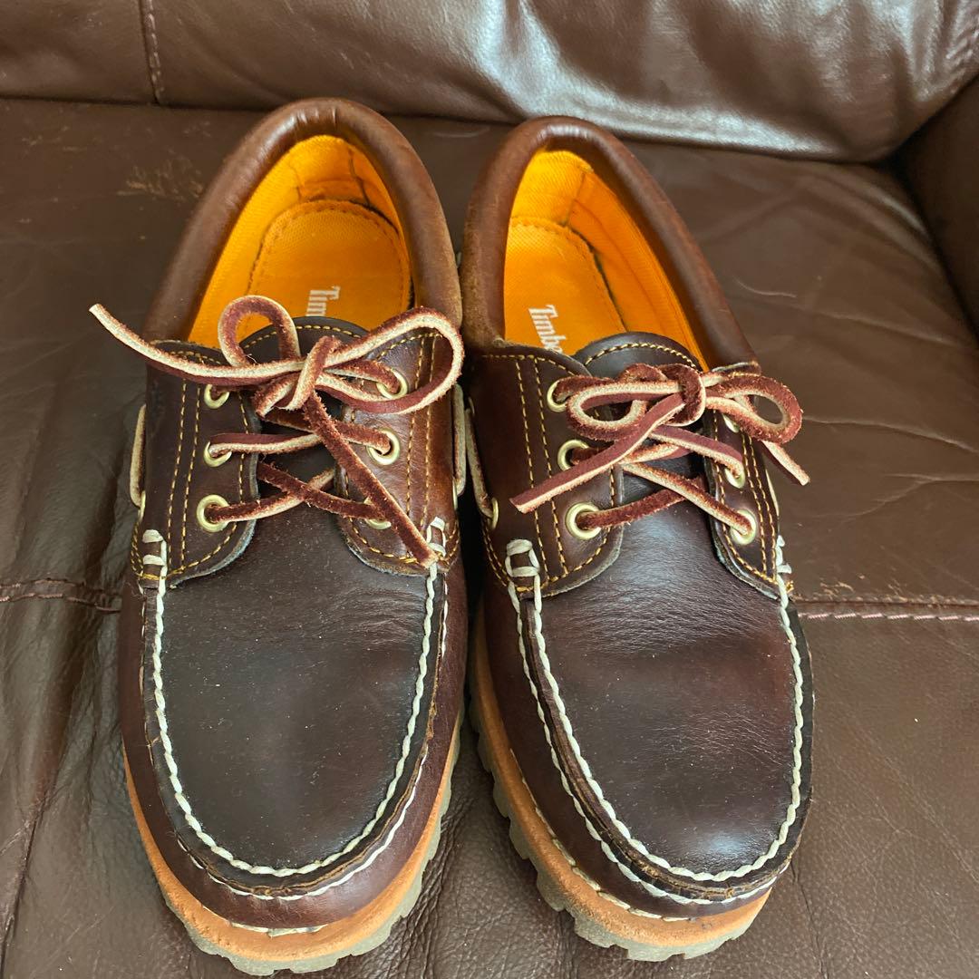 Timberland ブラウンデッキシューズ　　3eye
